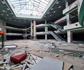 great views of an old abandoned and forgotten furniture store