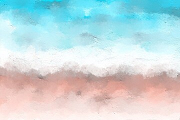 Fototapeta na wymiar abstract background acrilyc painting ocean