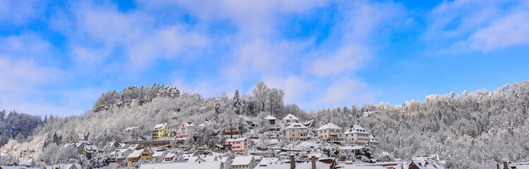 Winterlandschaft in Obernburg am Neckar
