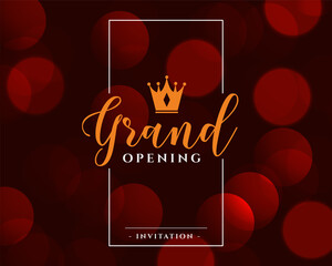 poster design for grand opening ceremony