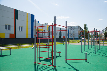Outdoor gym for street workout