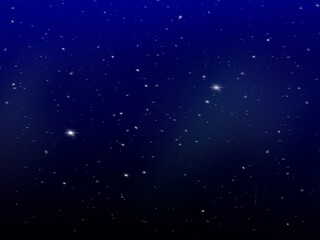 starry night sky,The night sky with many stars.  The illustrations created on the tablet are used as a background.