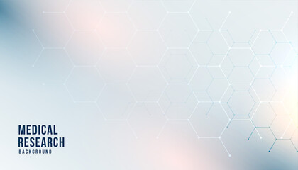 medical healthcare background with hexagonal shapes