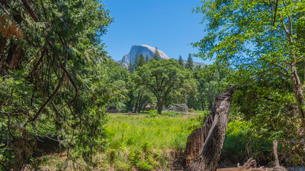 Blick zum halfe dome Yosemite Nationalpark