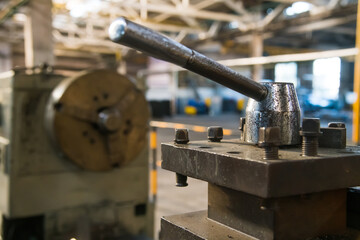 Turning machine in the shop