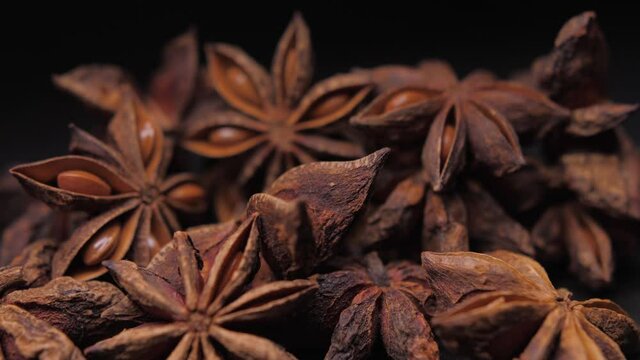 star anise aniseed spice 4k