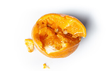 close up of an orange