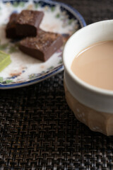 カフェオレと生チョコ ティータイム