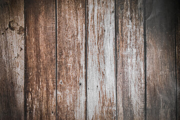 Naklejka premium Wooden background or texture, dark wood