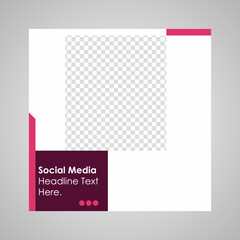 Set of sale banner template design. Editable post template social media banners for digital marketing. Vector illustration.