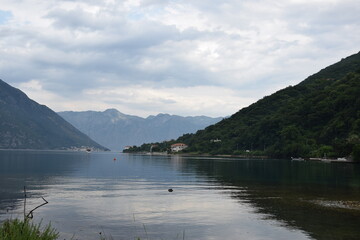 The bay of Kotor in Montenegro