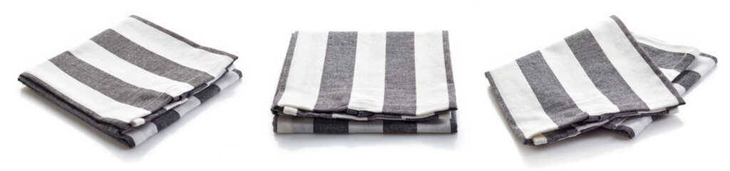 Cotton napkins isolated on white