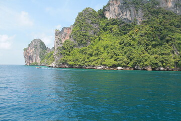 Mountains in the sea