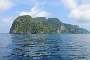 Mountains in the sea