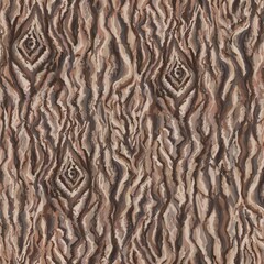 Tree bark Hand Drawn Seamless Pattern.Hand painted wooden textures. Fresh and Imperfect Brushstrokes.