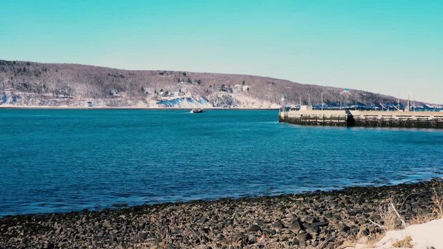 Fishing boats at Victoria Harbour, Nova Scotia