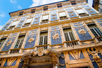 Genoa Italy is a city full of wonderful architecture and historic palaces.These contrast with the narrow alleys in the old city. Statues and churches  are everywhere. It is a city that needs exploring