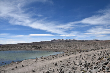 Piste de l'Altiplano péruvien,  Pérou