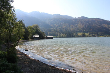 Landschaft in der natur bei herrlichem wetter und licht 