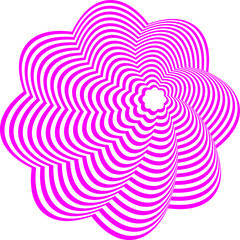 3D pink flower background design