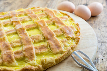 Tasty and beautiful Homemade cream tart