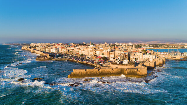 Acre Old City Aerial View