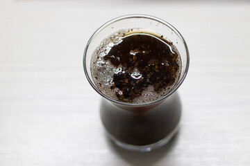 a glass of tea