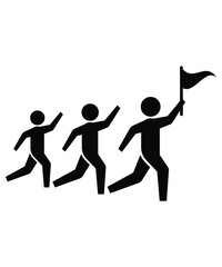 man with flag icon,vector best flat icon.