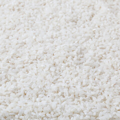 Uncooked round rice background