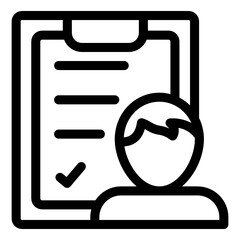 
Customer survey glyph icon, editable vector
