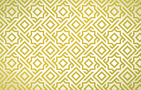 Geometrical Arabic - Ottoman Islamic Pattern Background