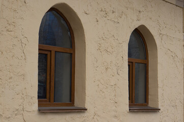 Windows in arabic style building