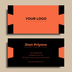 Business Card Template Double sided, modern creative Business Card