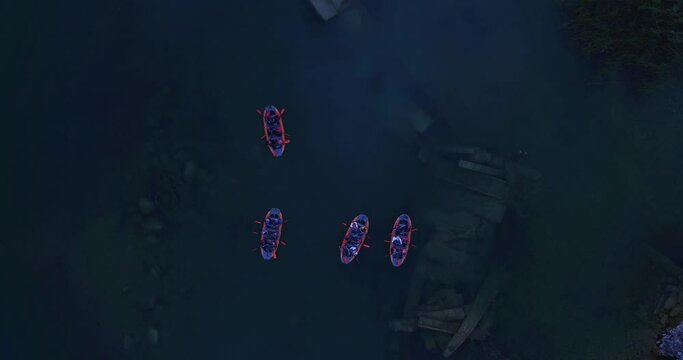 Rafting on soviet era prison grounds