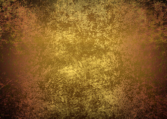 Golden abstract  decorative paper texture  background  for  artwork  - Illustration
