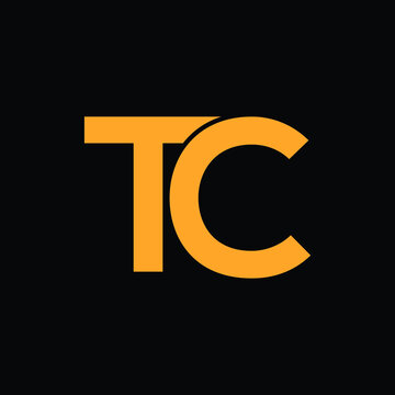 tc letter logo design 