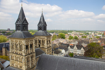 Top of St. Servatius church Maastricht