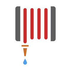 Icon of fire hose