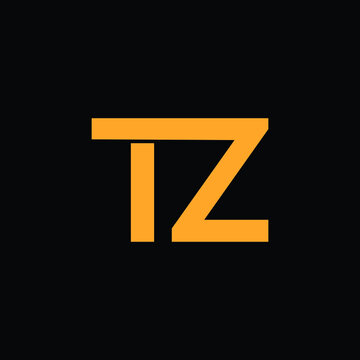 tz letter logo design 