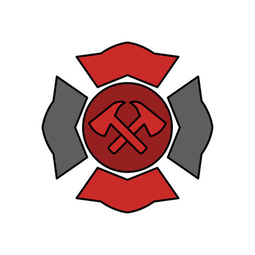 Firefighting symbol icon