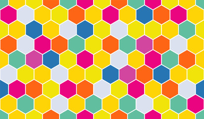 honeycomb vector pattern for design textiles and backgrounds