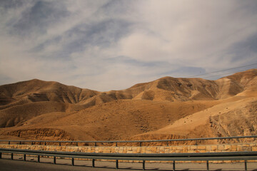 A view of the Judean Desert in Israel