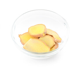 ginger isolated on white background