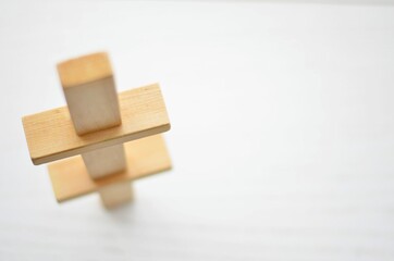 cube, strategy, work, building, steps, top, ladder, support, white, isolated, brown, close-up, tree
