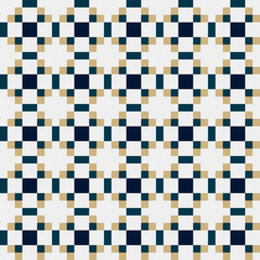 Abstract Cross Pattern generative computational art illustration