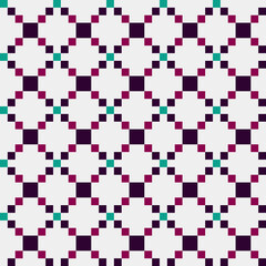 Abstract Cross Pattern generative computational art illustration
