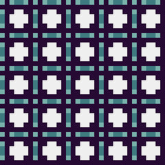 Obraz premium Abstract Cross Pattern generative computational art illustration