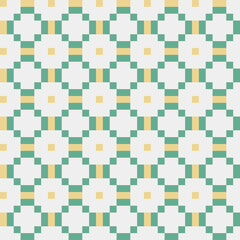 Abstract Cross Pattern generative computational art illustration