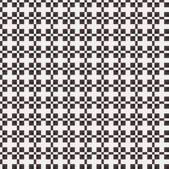 Fototapeta premium Abstract Cross Pattern generative computational art illustration