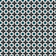 Fototapeta premium Abstract Cross Pattern generative computational art illustration